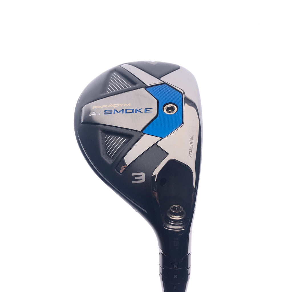 Used Callaway Paradym Ai Smoke 3 Hybrid / 18 Degrees / Lite Flex