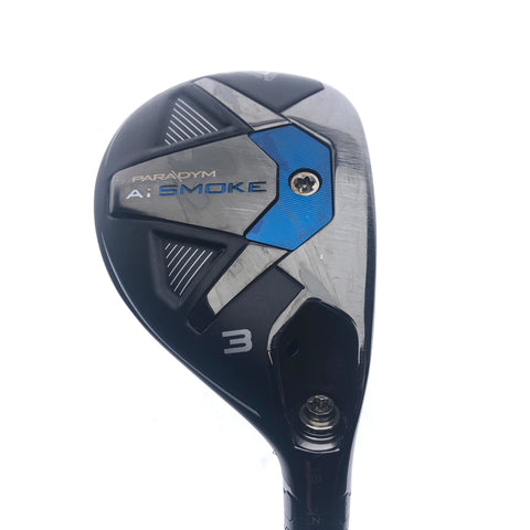 Used Callaway Paradym Ai Smoke 3 Hybrid / 18 Degrees / Regular Flex