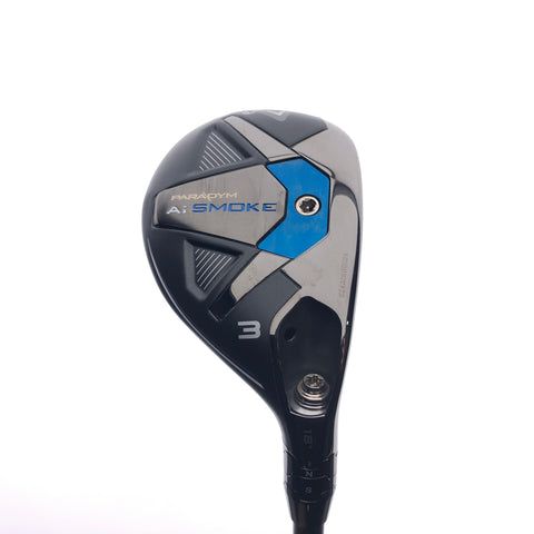Used Callaway Paradym Ai Smoke 3 Hybrid / 18 Degrees / Soft Regular Flex