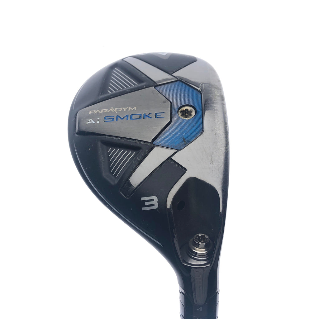 Used Callaway Paradym Ai Smoke 3 Hybrid / 18 Degrees / Stiff Flex