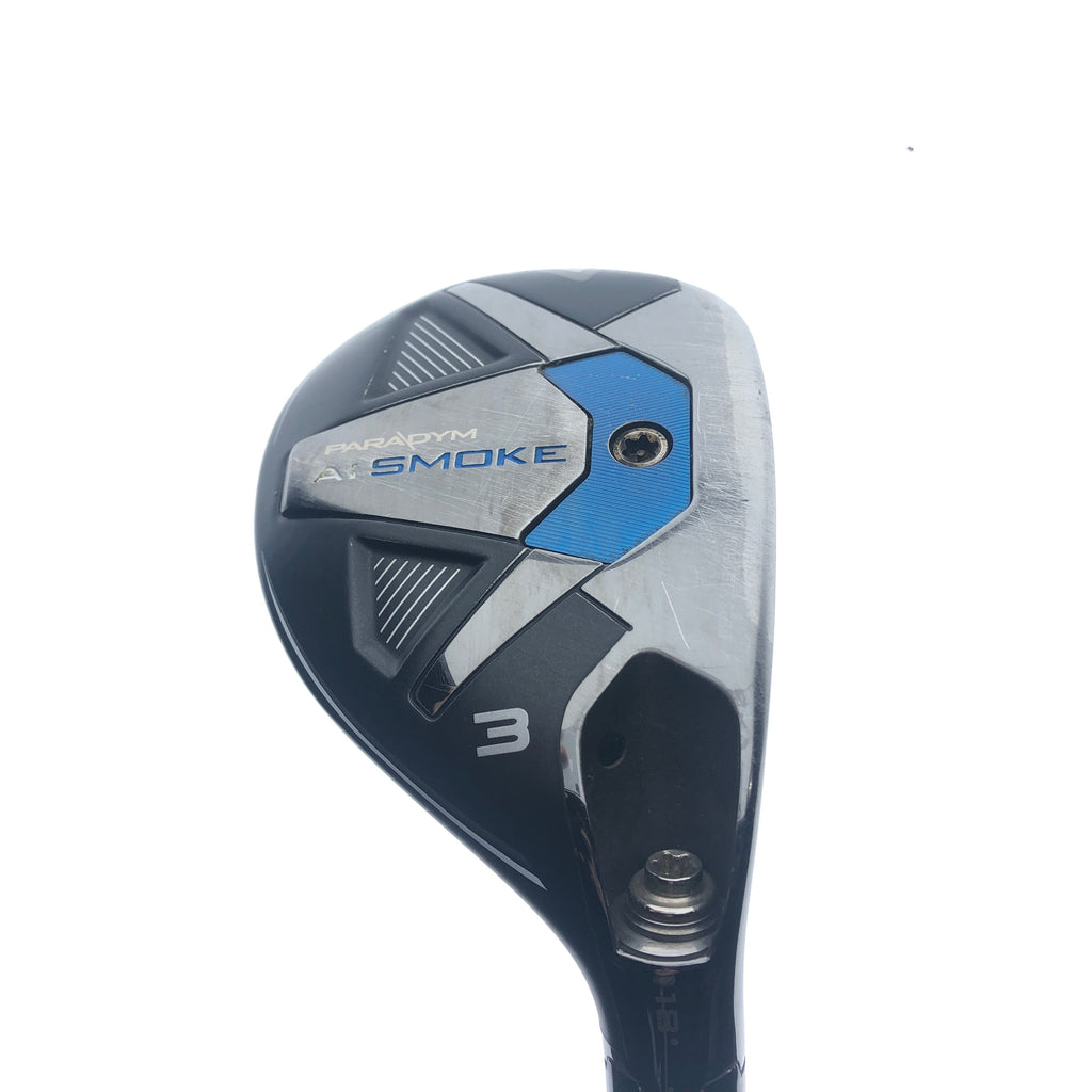 Used Callaway Paradym Ai Smoke 3 Hybrid / 18.0 Degrees / Stiff Flex