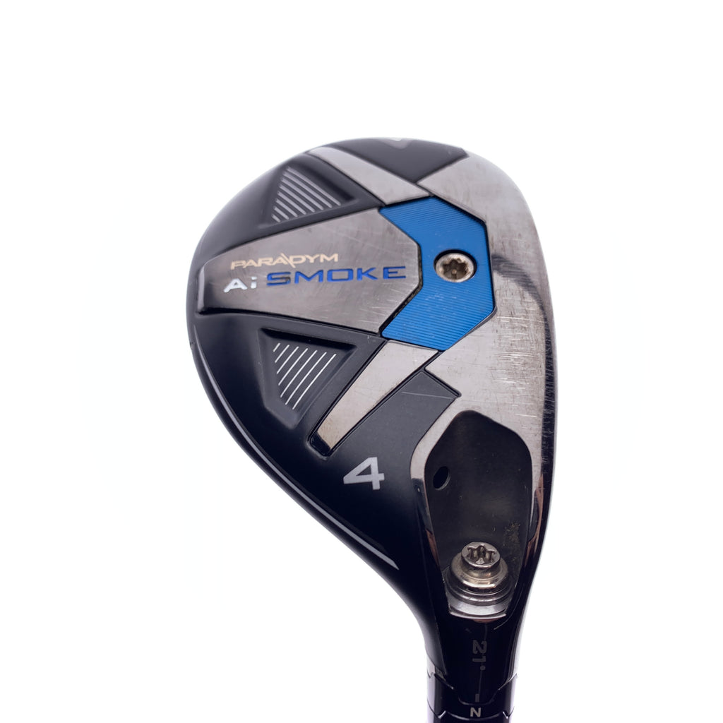 Used Callaway Paradym Ai Smoke 4 Hybrid / 21 Degrees / Stiff Flex