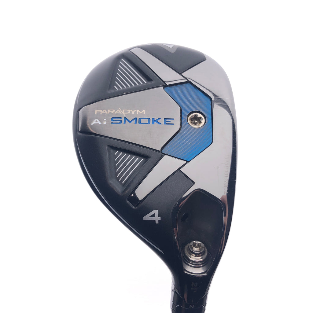 Used Callaway Paradym Ai Smoke 4 Hybrid / 21 Degrees / Stiff Flex