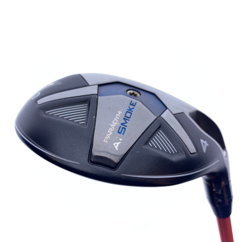 Used Callaway Paradym Ai Smoke 4 Hybrid / 21.0 Degrees / Stiff Flex
