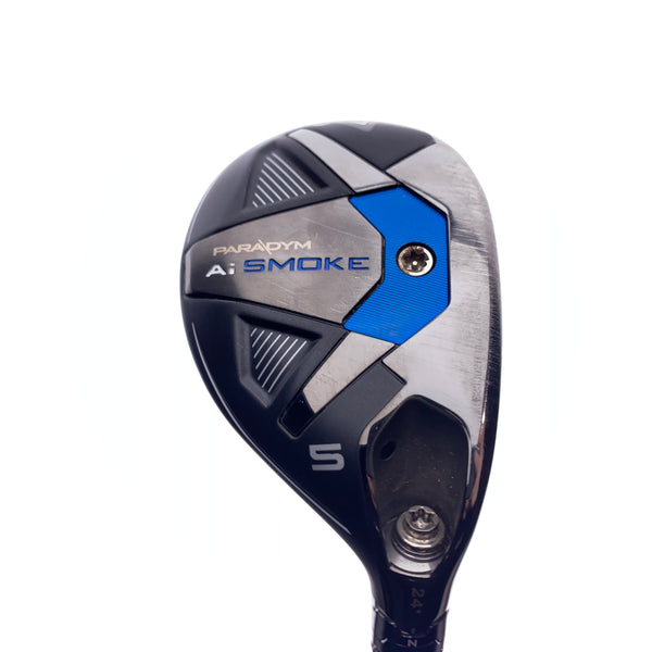 Used Callaway Paradym Ai Smoke 5 Hybrid / 24 Degrees / Stiff Flex