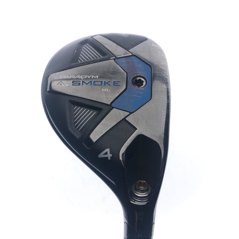 Used Callaway Paradym Ai Smoke HL 4 Hybrid / 21 Degrees / Regular Flex