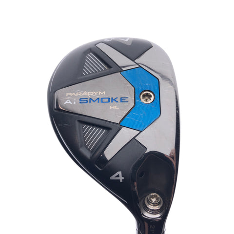 Used Callaway Paradym Ai Smoke HL 4 Hybrid / 21 Degrees / Stiff Flex