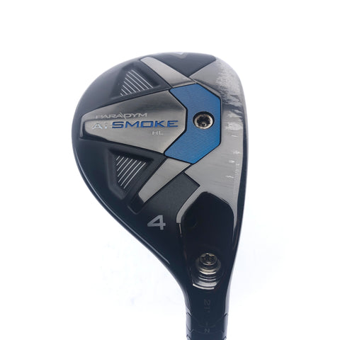 Used Callaway Paradym Ai Smoke HL 4 Hybrid / 21 Degrees / Stiff Flex