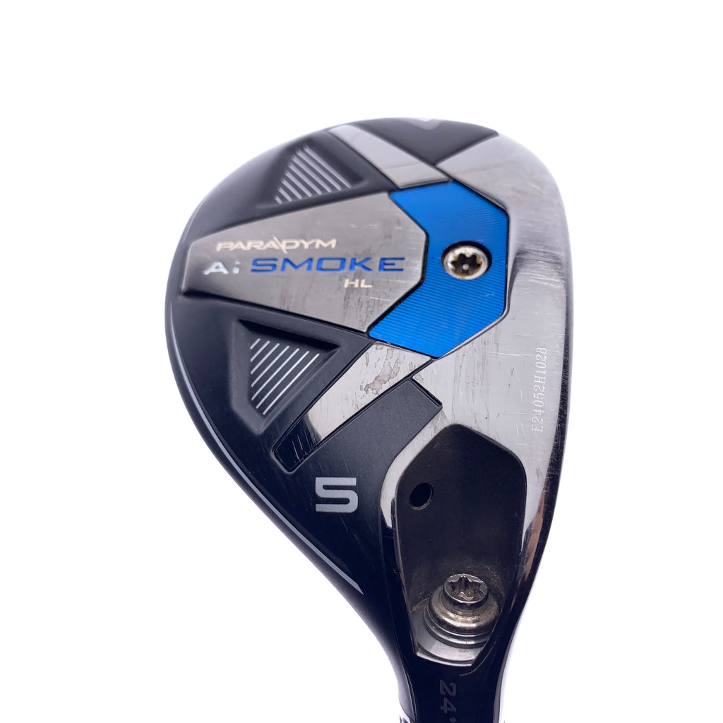 Used Callaway Paradym Ai Smoke HL 5 Hybrid / 24 Degrees / Regular Flex