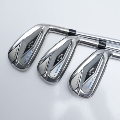 Used Callaway Paradym Ai Smoke HL Iron Set / 4 - 9 IRON / Regular Flex