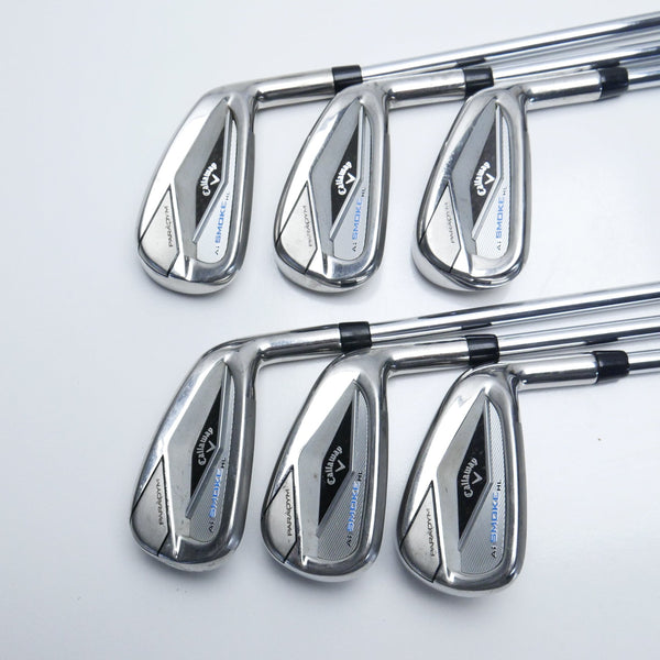 Used Callaway Paradym Ai Smoke HL Iron Set / 4 - 9 IRON / Regular Flex