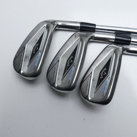Used Callaway Paradym Ai Smoke HL Iron Set / 5 - PW + AW / Stiff Flex