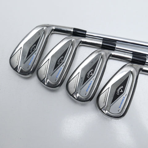 Used Callaway Paradym Ai Smoke HL Iron Set / 5 - PW + AW / Stiff Flex