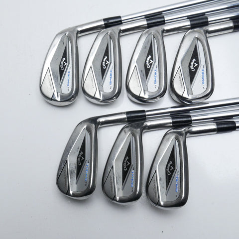 Used Callaway Paradym Ai Smoke HL Iron Set / 5 - PW + AW / Stiff Flex