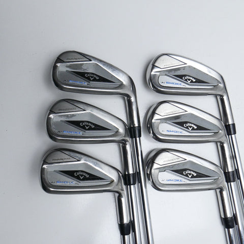Used Callaway Paradym Ai Smoke HL Iron Set / 5 - PW / Regular Flex