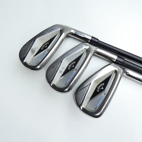 Used Callaway Paradym Ai Smoke HL Iron Set / 5 - PW / Regular Flex