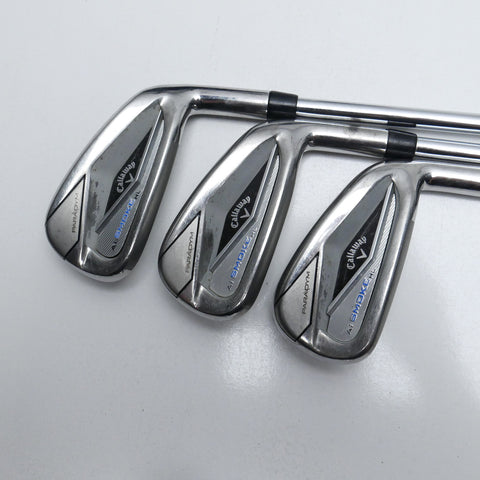 Used Callaway Paradym Ai Smoke HL Iron Set / 5 - PW / Regular Flex
