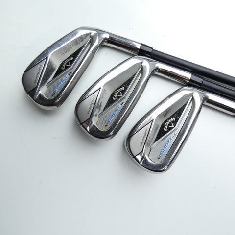 Used Callaway Paradym Ai Smoke HL Iron Set / 5 - PW / Regular Flex
