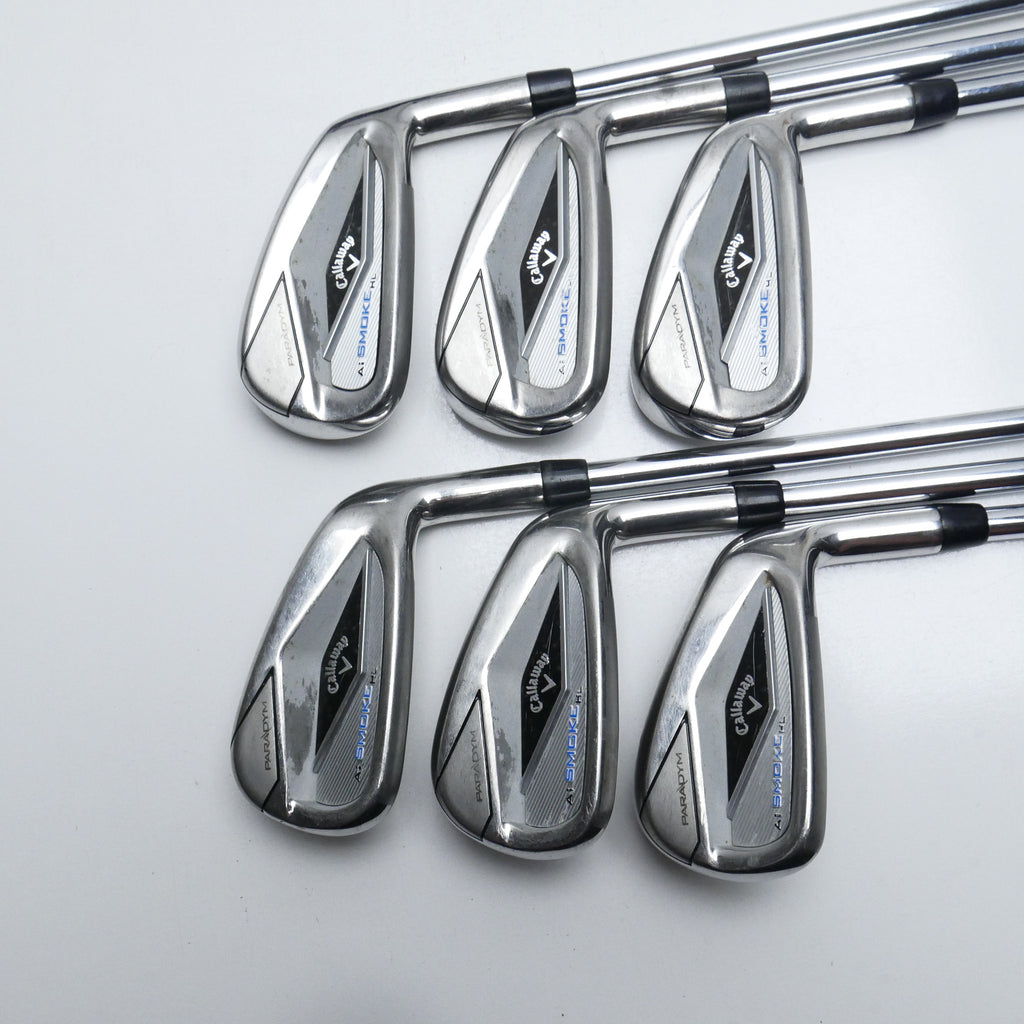 Used Callaway Paradym Ai Smoke HL Iron Set / 5 - PW / Regular Flex