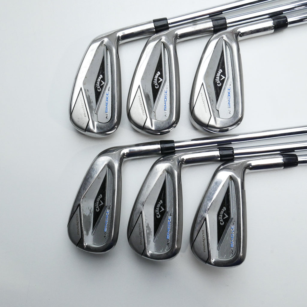 Used Callaway Paradym Ai Smoke HL Iron Set / 5 - PW / Regular Flex