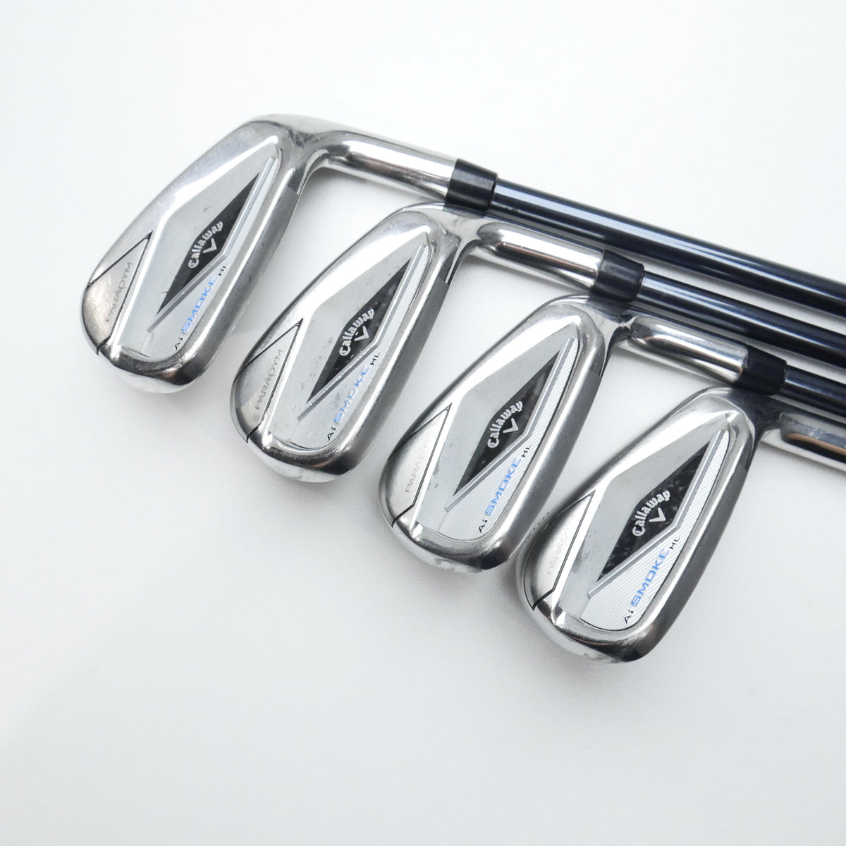 Used Callaway Paradym Ai Smoke HL Iron Set / 5 - SW + AW + GW / Senior Flex