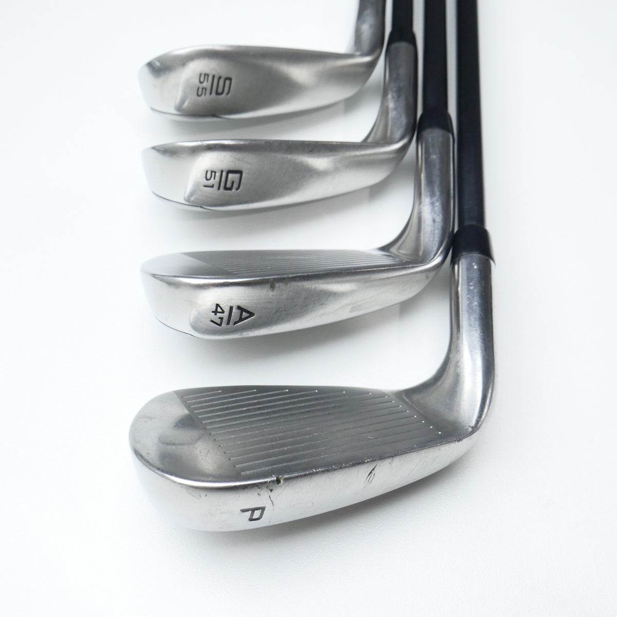 Used Callaway Paradym Ai Smoke HL Iron Set / 5 - SW + AW + GW / Senior Flex