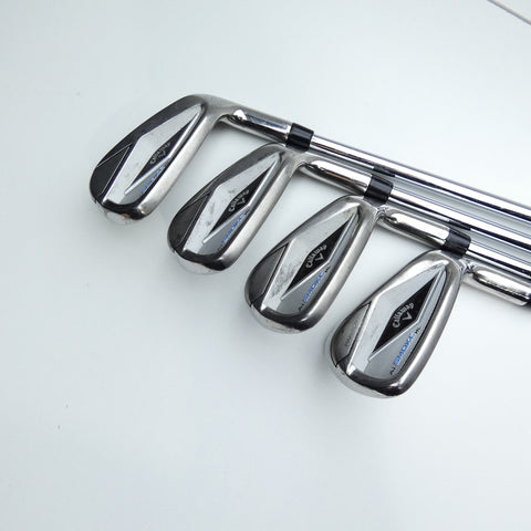 Used Callaway Paradym Ai Smoke HL Iron Set / 5 - SW + GW + AW / Stiff Flex
