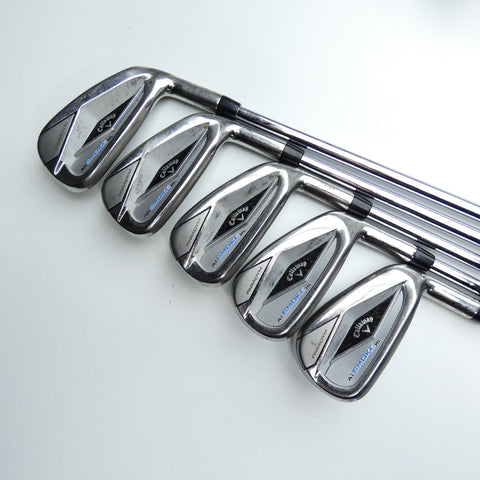 Used Callaway Paradym Ai Smoke HL Iron Set / 5 - SW + GW + AW / Stiff Flex