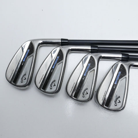 Used Callaway Paradym Ai Smoke Iron Set / 5 - PW + AW / Regular Flex