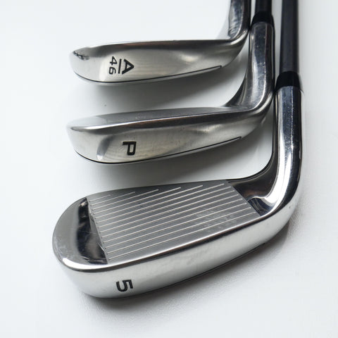 Used Callaway Paradym Ai Smoke Iron Set / 5 - PW + AW / Senior Flex