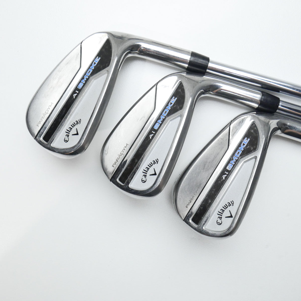 Used Callaway Paradym Ai Smoke Iron Set / 5 - PW + AW / Stiff Flex