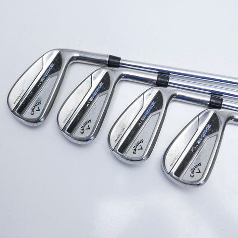 Used Callaway Paradym Ai Smoke Iron Set / 5 - PW + AW / Stiff Flex