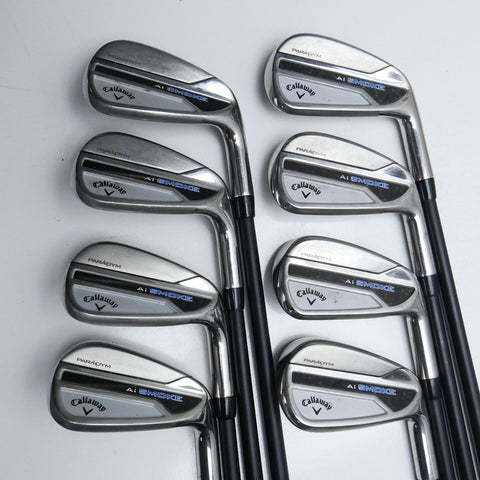 Used Callaway Paradym Ai Smoke Iron Set / 5 - PW + GW + AW / Regular Flex