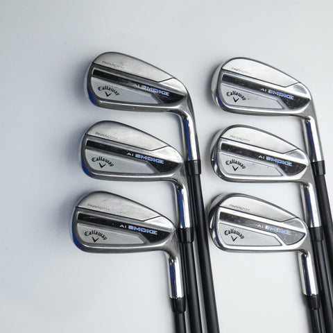 Used Callaway Paradym Ai Smoke Iron Set / 5 - PW / Regular Flex