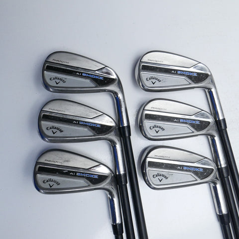 Used Callaway Paradym Ai Smoke Iron Set / 5 - PW / Regular Flex