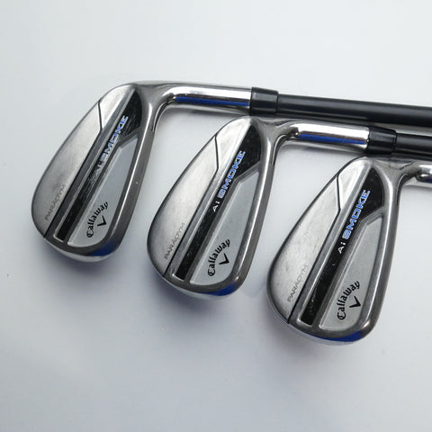 Used Callaway Paradym Ai Smoke Iron Set / 5 - PW / Regular Flex