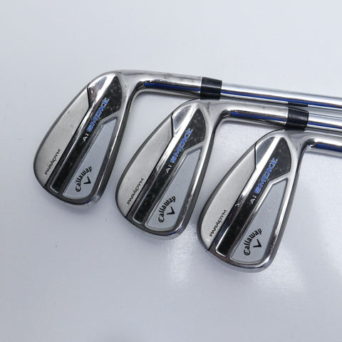 Used Callaway Paradym Ai Smoke Iron Set / 5 - PW / Regular Flex