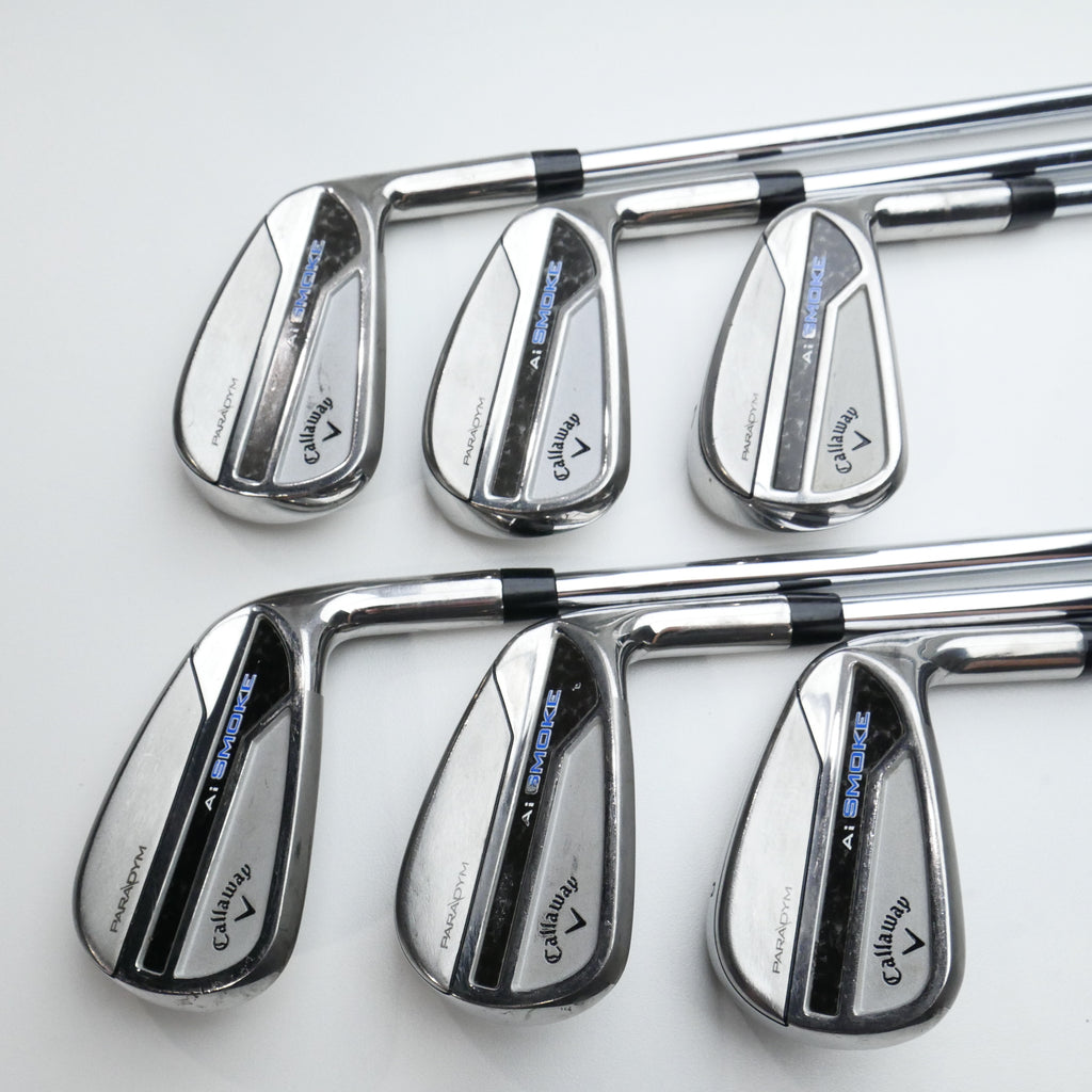 Used Callaway Paradym Ai Smoke Iron Set / 5 - PW / Regular Flex