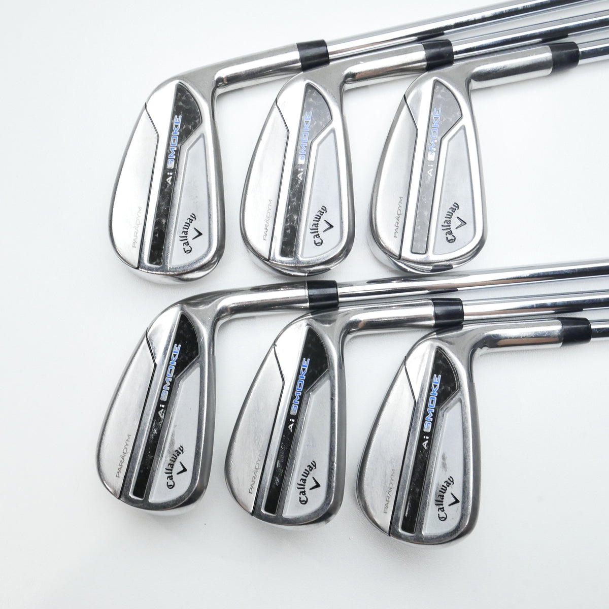 Used Callaway Paradym Ai Smoke Iron Set / 5 - PW / Regular Flex