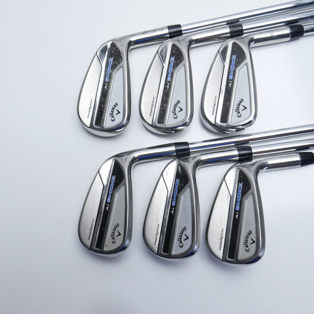 Used Callaway Paradym Ai Smoke Iron Set / 5 - PW / Regular Flex