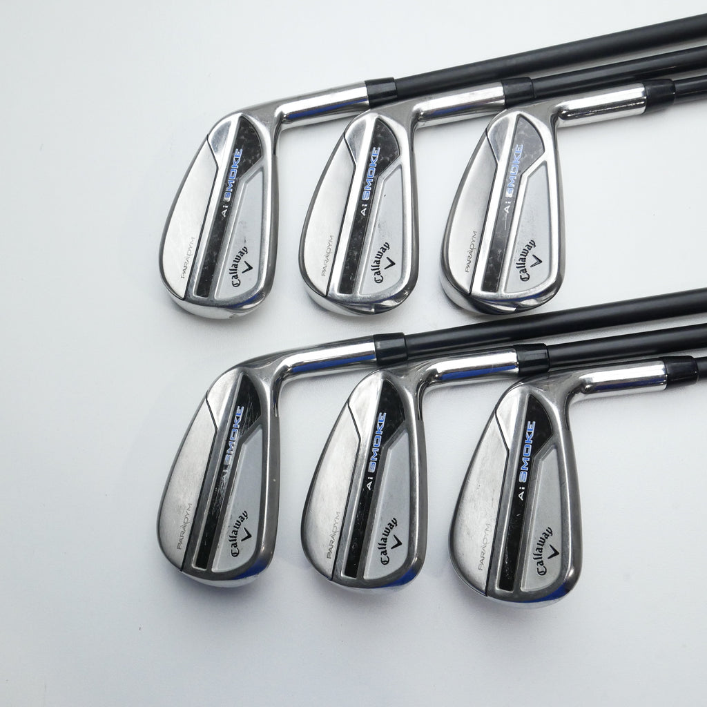Used Callaway Paradym Ai Smoke Iron Set / 5 - PW / Regular Flex