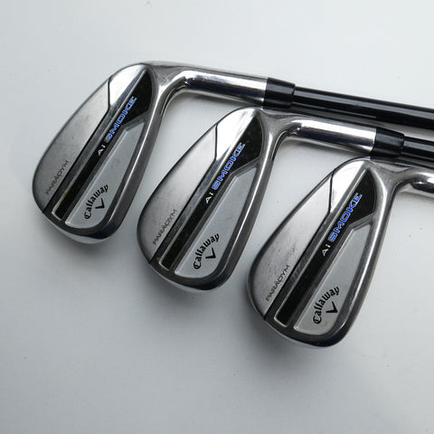 Used Callaway Paradym Ai Smoke Iron Set / 5 - PW / Stiff Flex