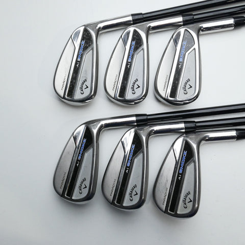 Used Callaway Paradym Ai Smoke Iron Set / 5 - PW / Stiff Flex