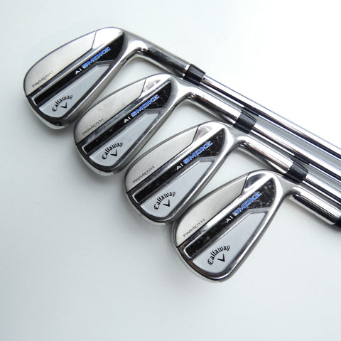 Used Callaway Paradym Ai Smoke Iron Set / 5 - SW / Regular Flex