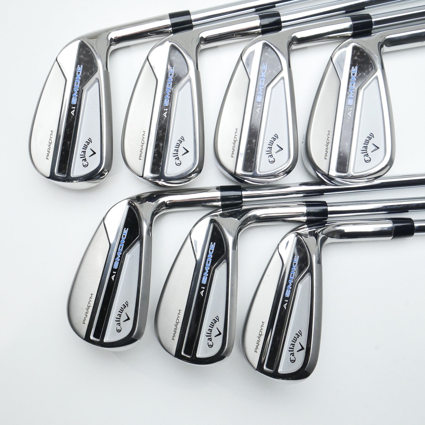 Used Callaway Paradym Ai Smoke Iron Set / 5 - SW / Regular Flex