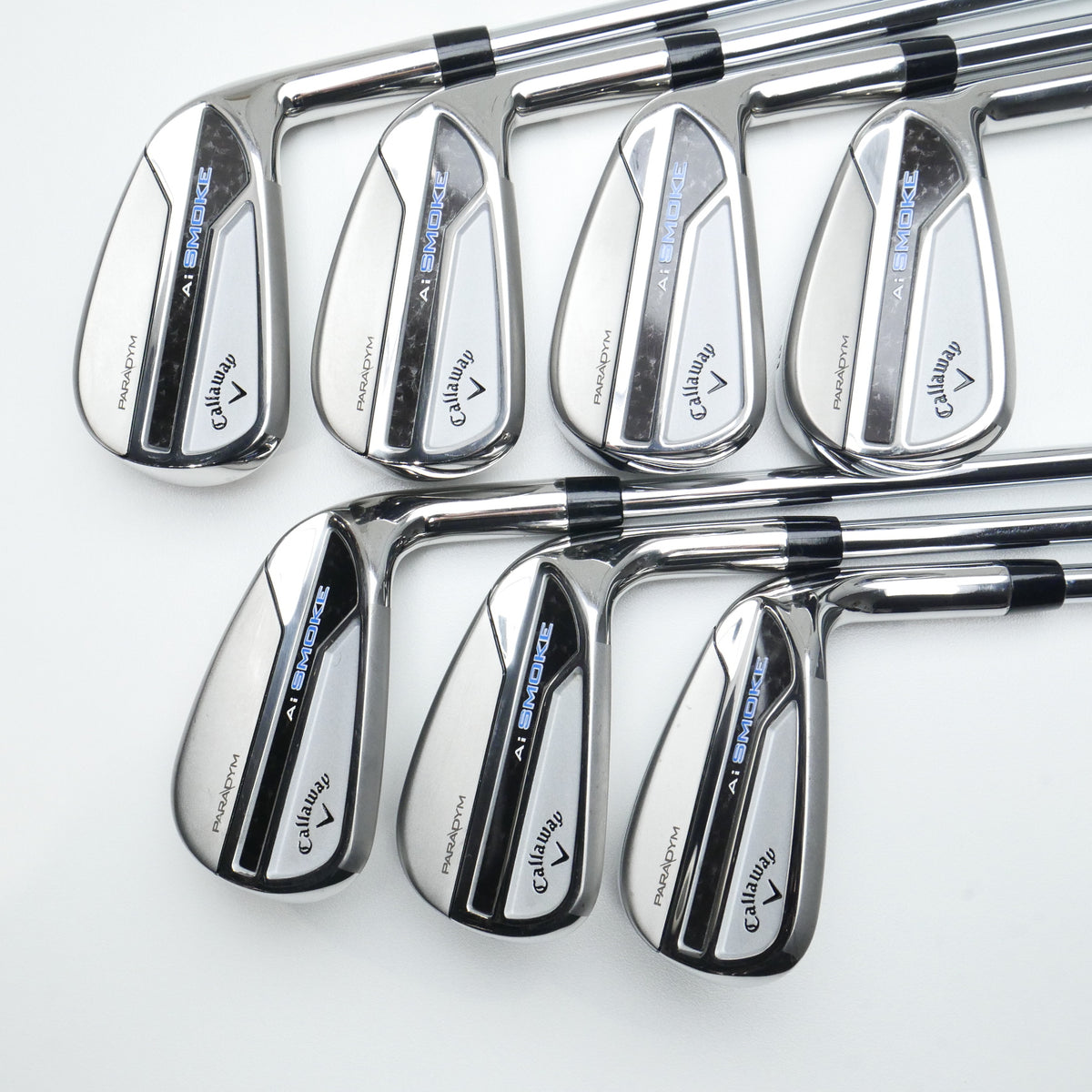 Used Callaway Paradym Ai Smoke Iron Set / 5 - SW / Regular Flex