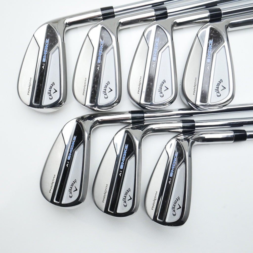 Used Callaway Paradym Ai Smoke Iron Set / 5 - SW / Regular Flex