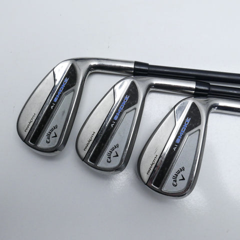 Used Callaway Paradym Ai Smoke Iron Set / 6 - PW / A Flex