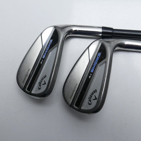 Used Callaway Paradym Ai Smoke Iron Set / 6 - PW / Soft Regular Flex