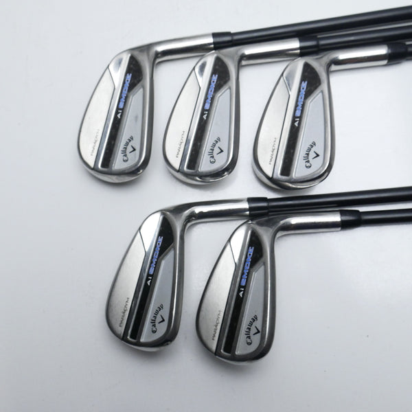 Used Callaway Paradym Ai Smoke Iron Set / 6 - PW / Soft Regular Flex